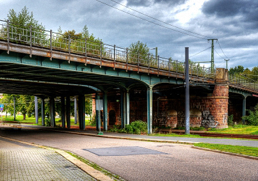 Bahnbogen Augustusburger Strasse vor Umbau (2015)